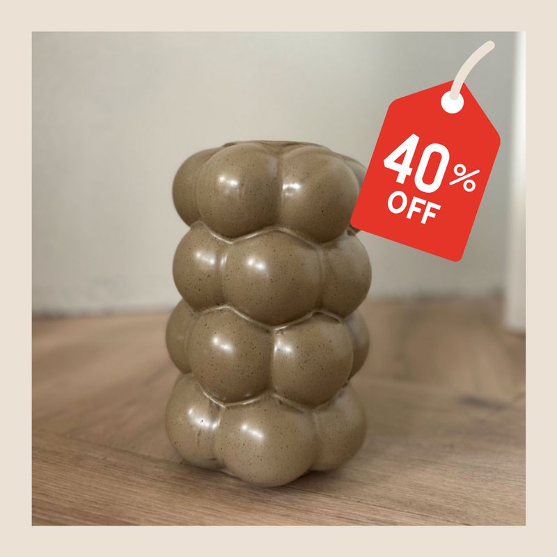 Bollenvaas Beige - M