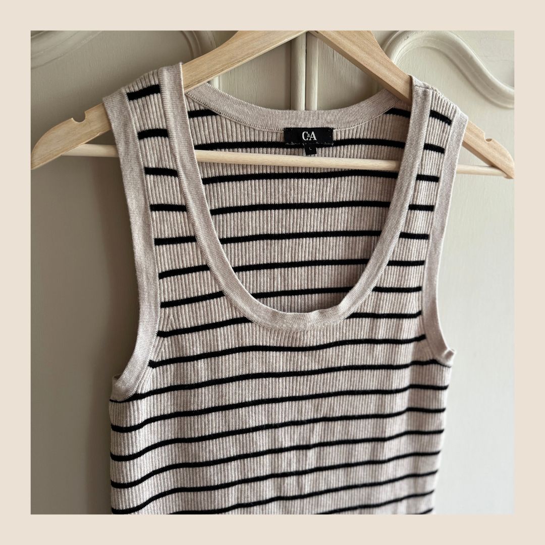 Preloved Gestreepte singlet van C&A - maat L
