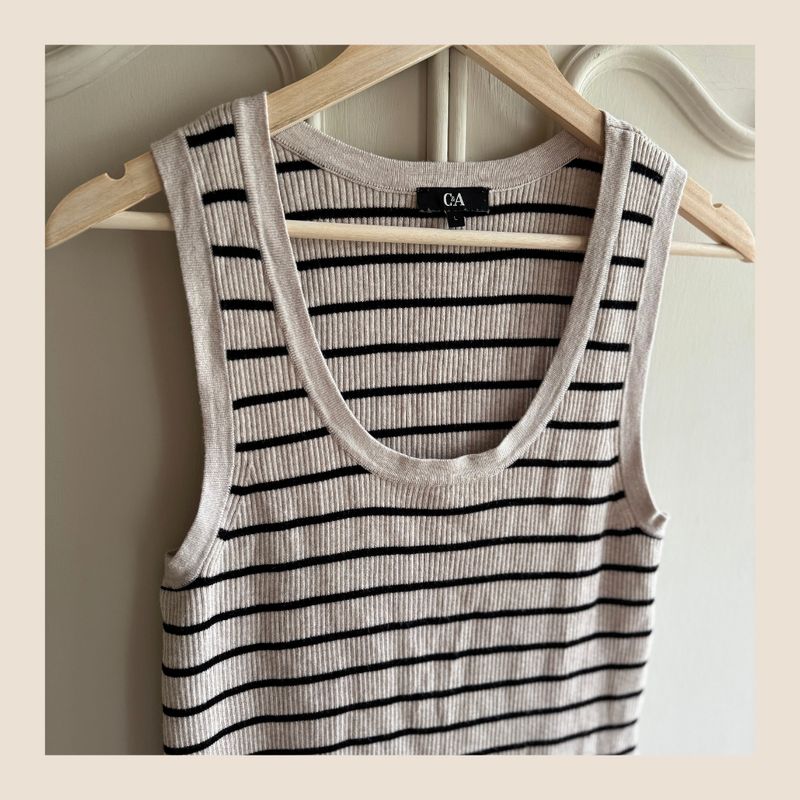Preloved Gestreepte singlet van C&A - maat L