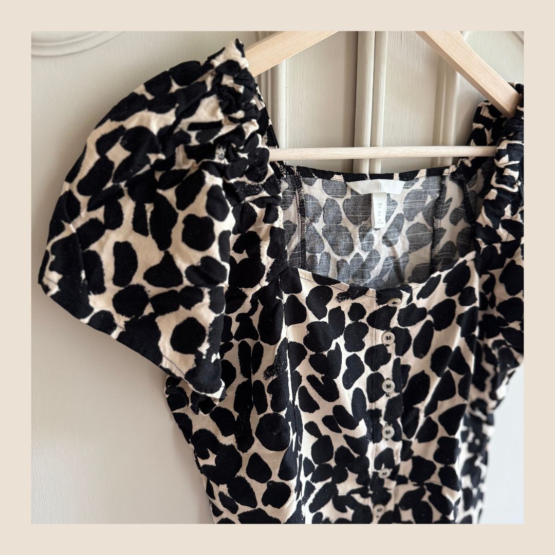 Preloved linnen top van H&M maat 38