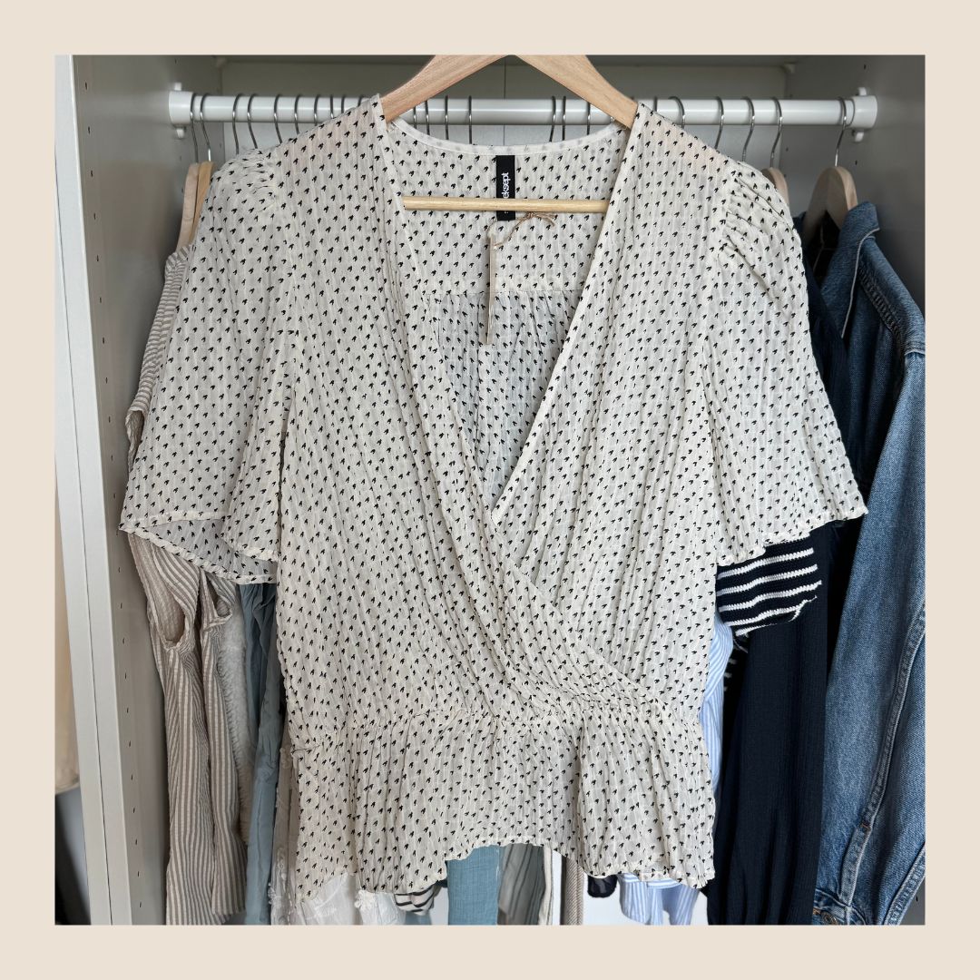 Preloved top van Eksept maat L