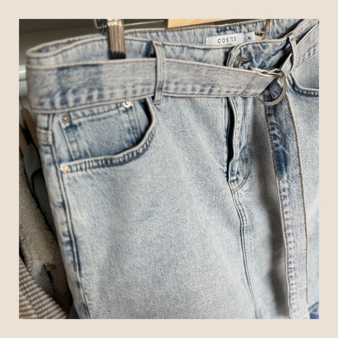 Preloved jeans rokje van Costes - maat XL