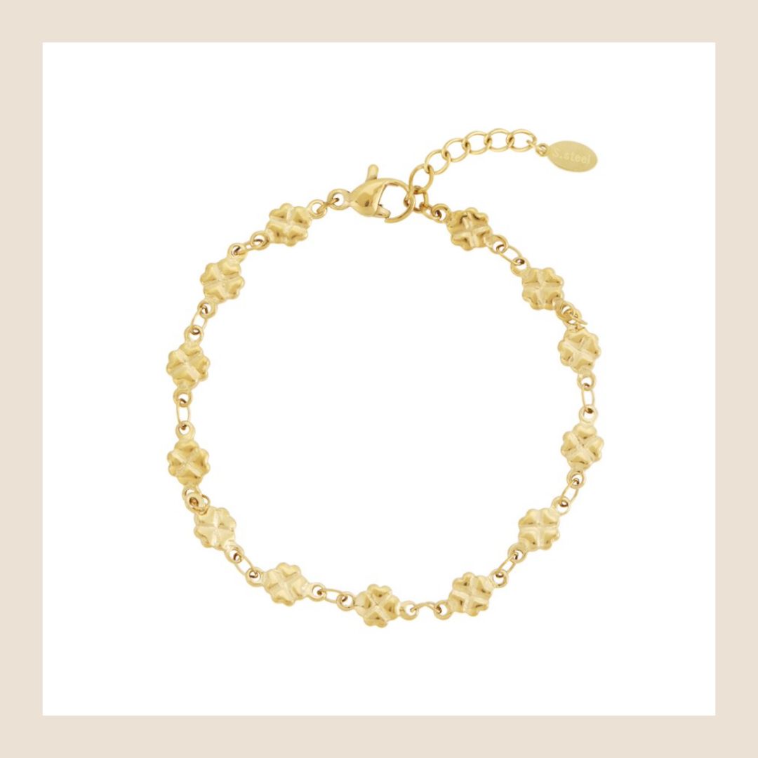 Armbandje - klavertjes