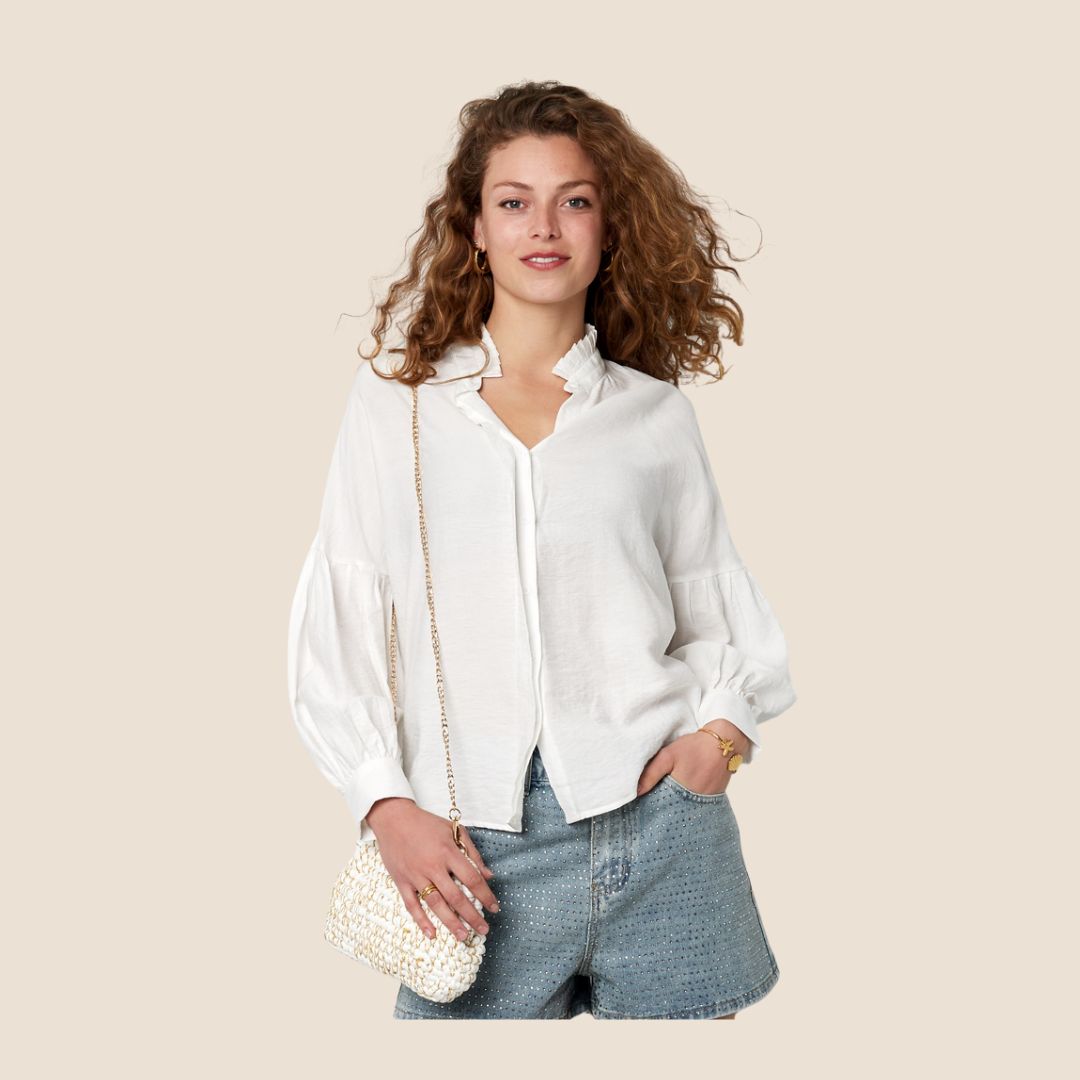 Nieuwe witte blouse - maat S