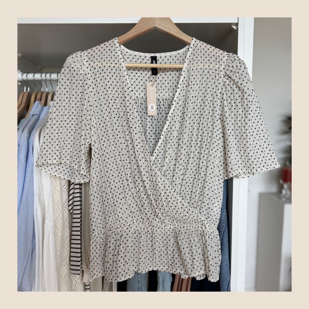 Preloved top van Eksept maat L