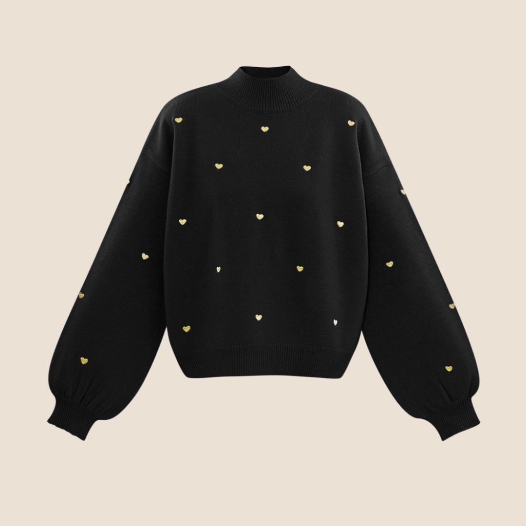 Sweetheart trui - zwart maat L/XL