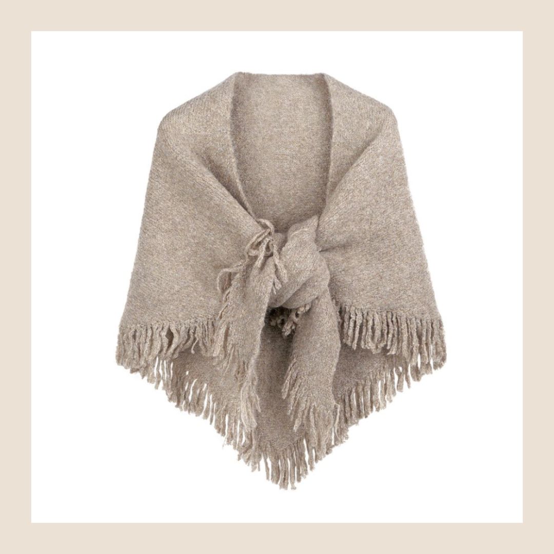 Sjaal / Omslagdoek beige