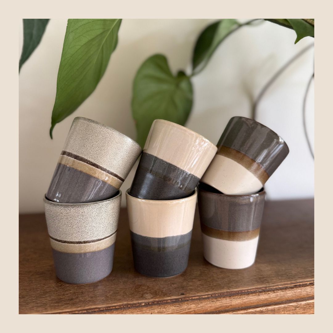 Set van 6 koffiekopjes