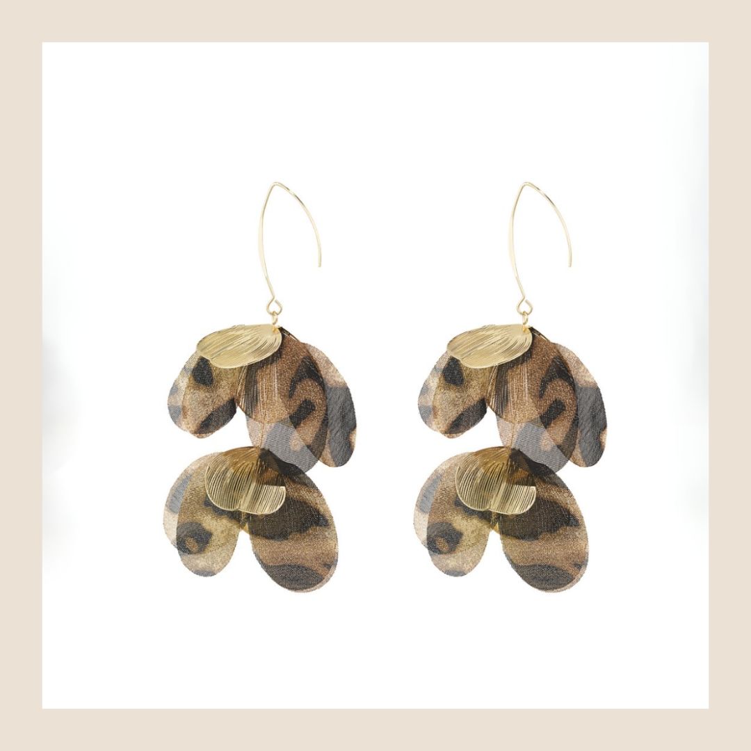 Oorbellen Joy - leopard