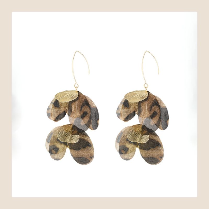 Oorbellen Joy - leopard