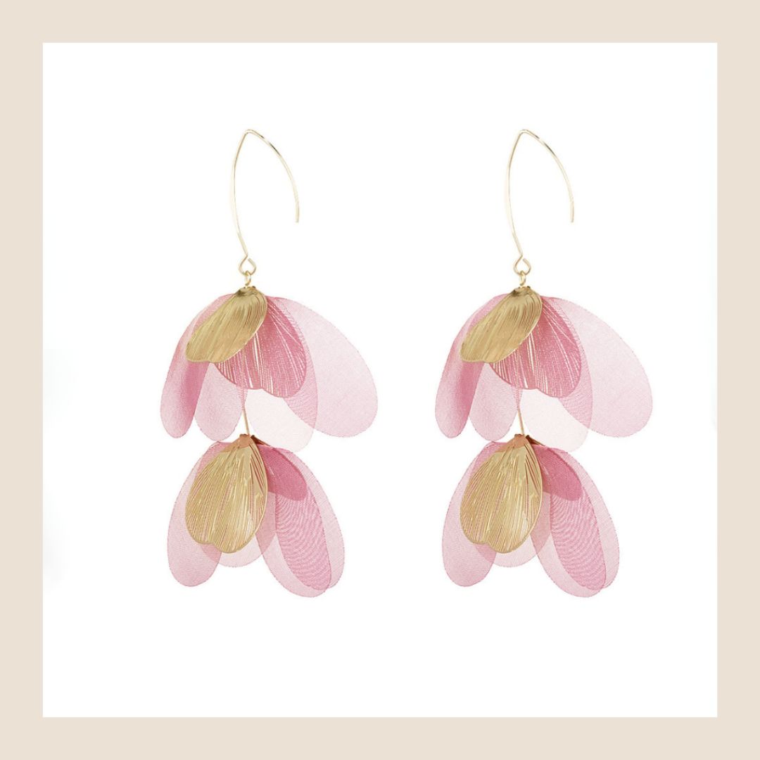 Oorbellen Joy - roze