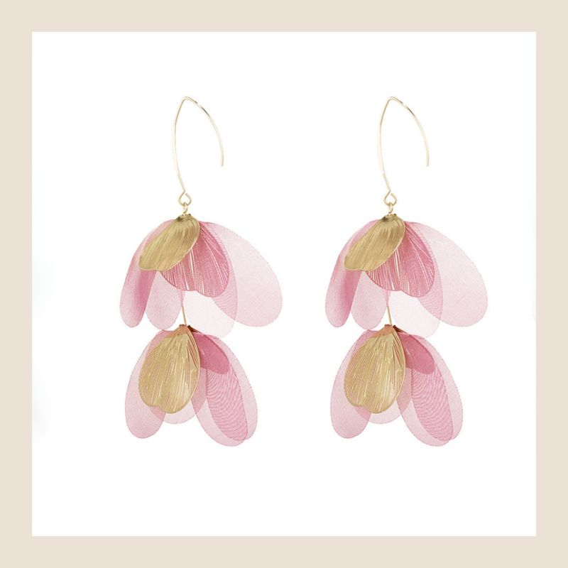 Oorbellen Joy - roze