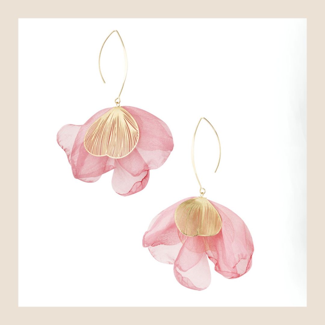 Oorbellen Liv - roze