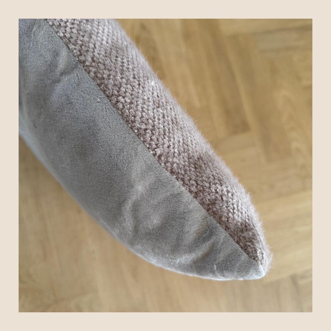 Kussen taupe