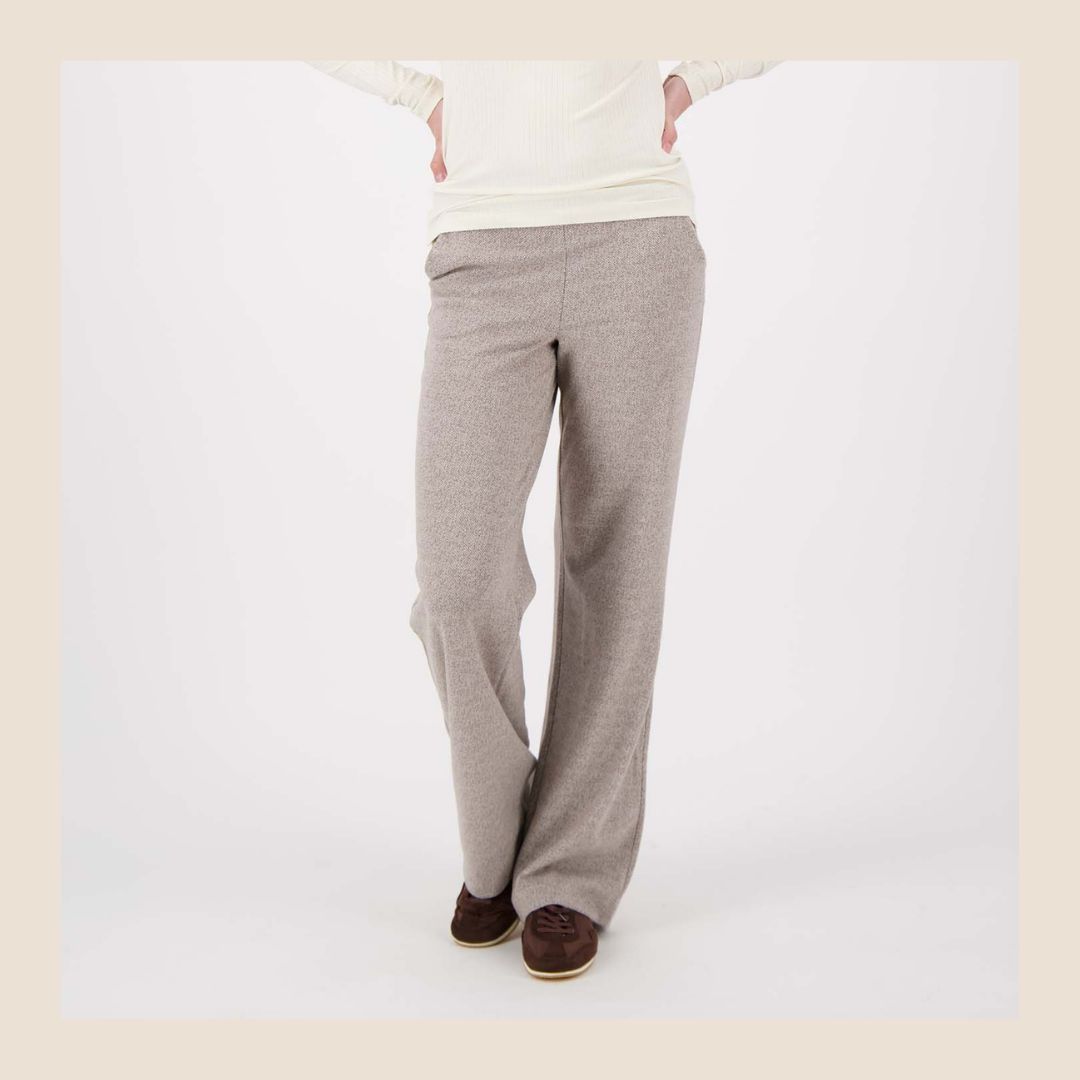 Zusss jacquard broek tweekleurig - maat S, M, L, XL