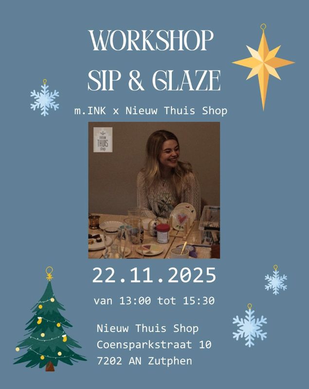 Workshop Sip & Glaze
