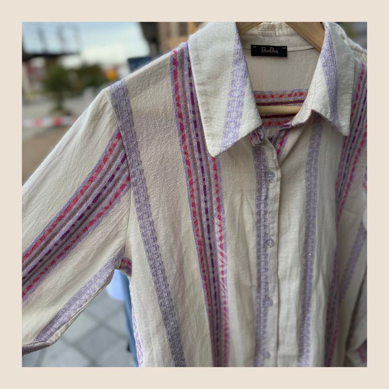 Preloved blouse van Boebou - maat 38 Preloved blouse van Boebou - maat 38