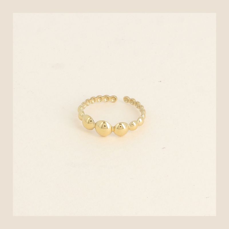 Ring Bollie - goudkleurig