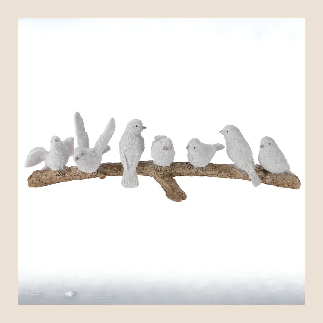 Vogeltjes op een tak