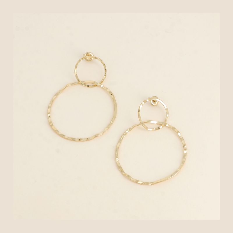 Oorbellen ringen - goudkleurig