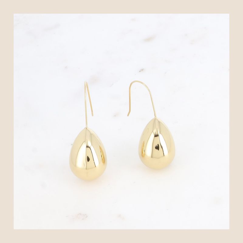 Oorbellen Drup - goudkleurig