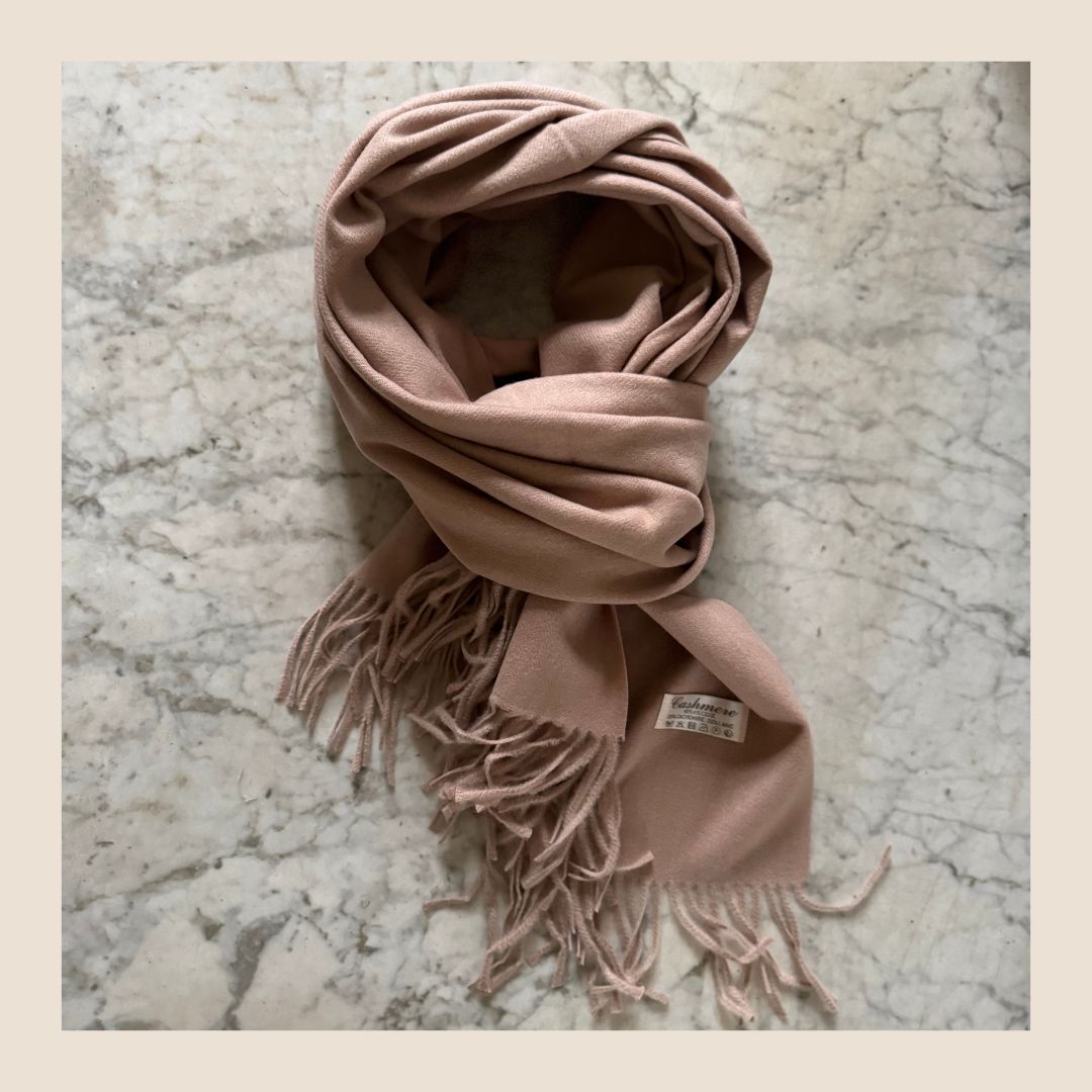 Kasjmier sjaal Mauri beige