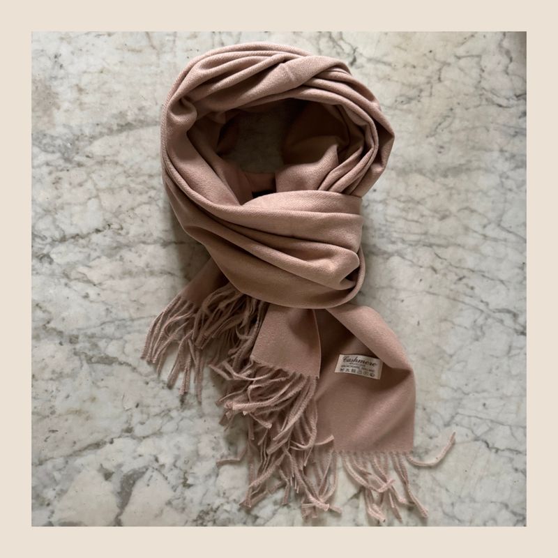 Kasjmier sjaal Mauri beige