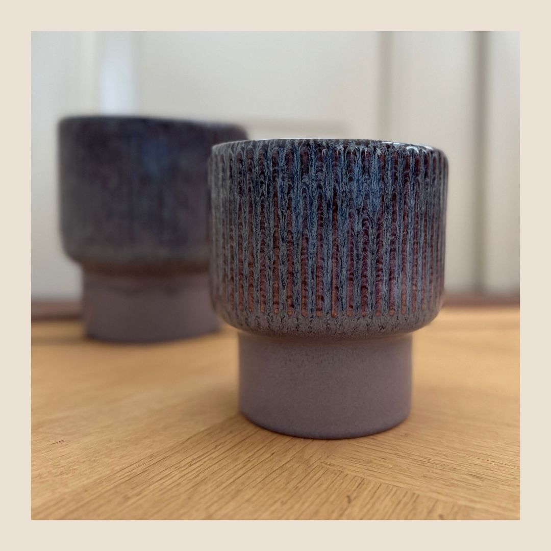 Bloempot Dodo aubergine S