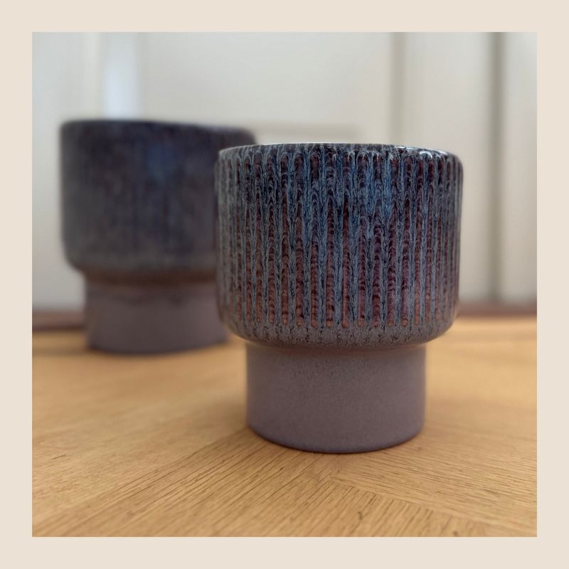 Bloempot Dodo aubergine S