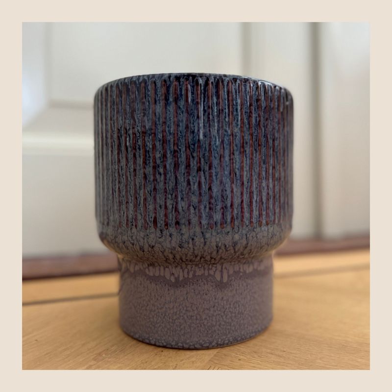 Bloempot Dodo aubergine M