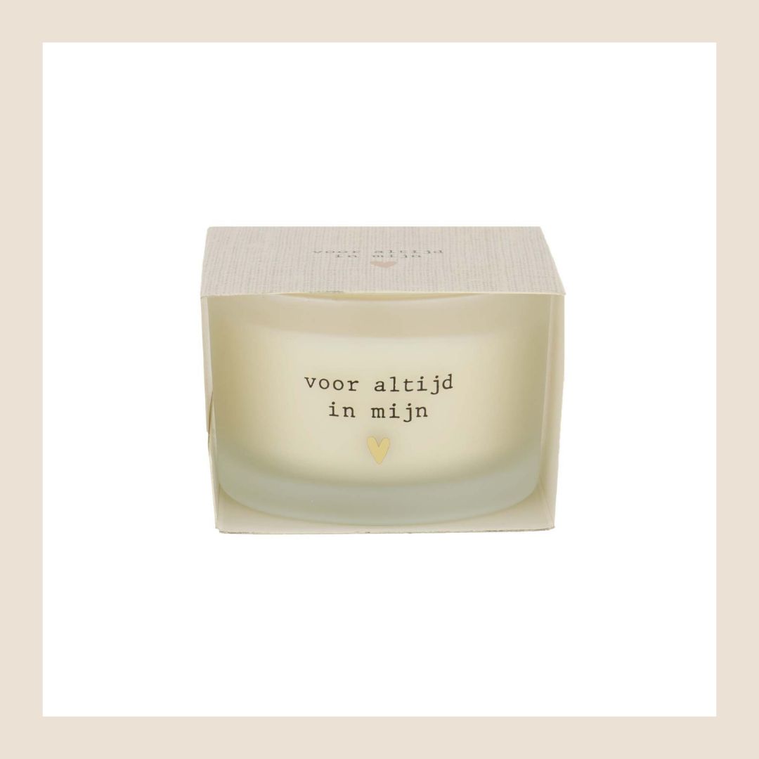 Zusss kaars in glazen pot - Voor altijd in mijn hart