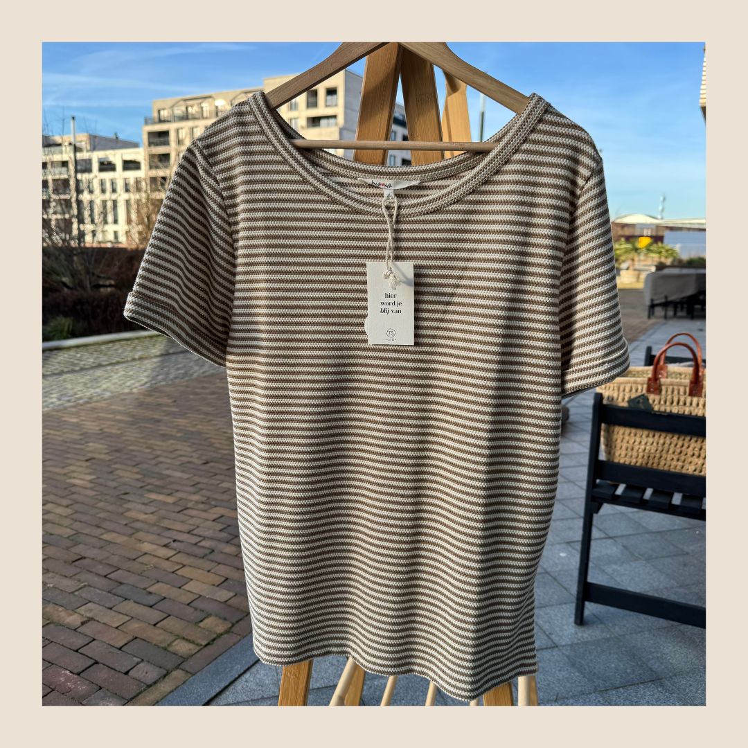 Nieuw gestreept t-shirt van Zusss - maat XL