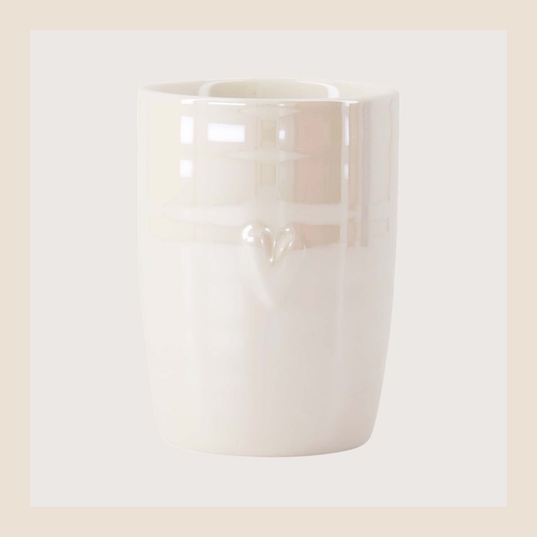 Zusss koffiemok parelmoer crème