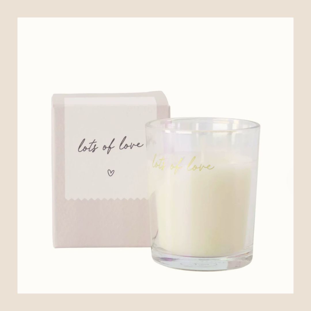 Zusss geurkaars Lots of love