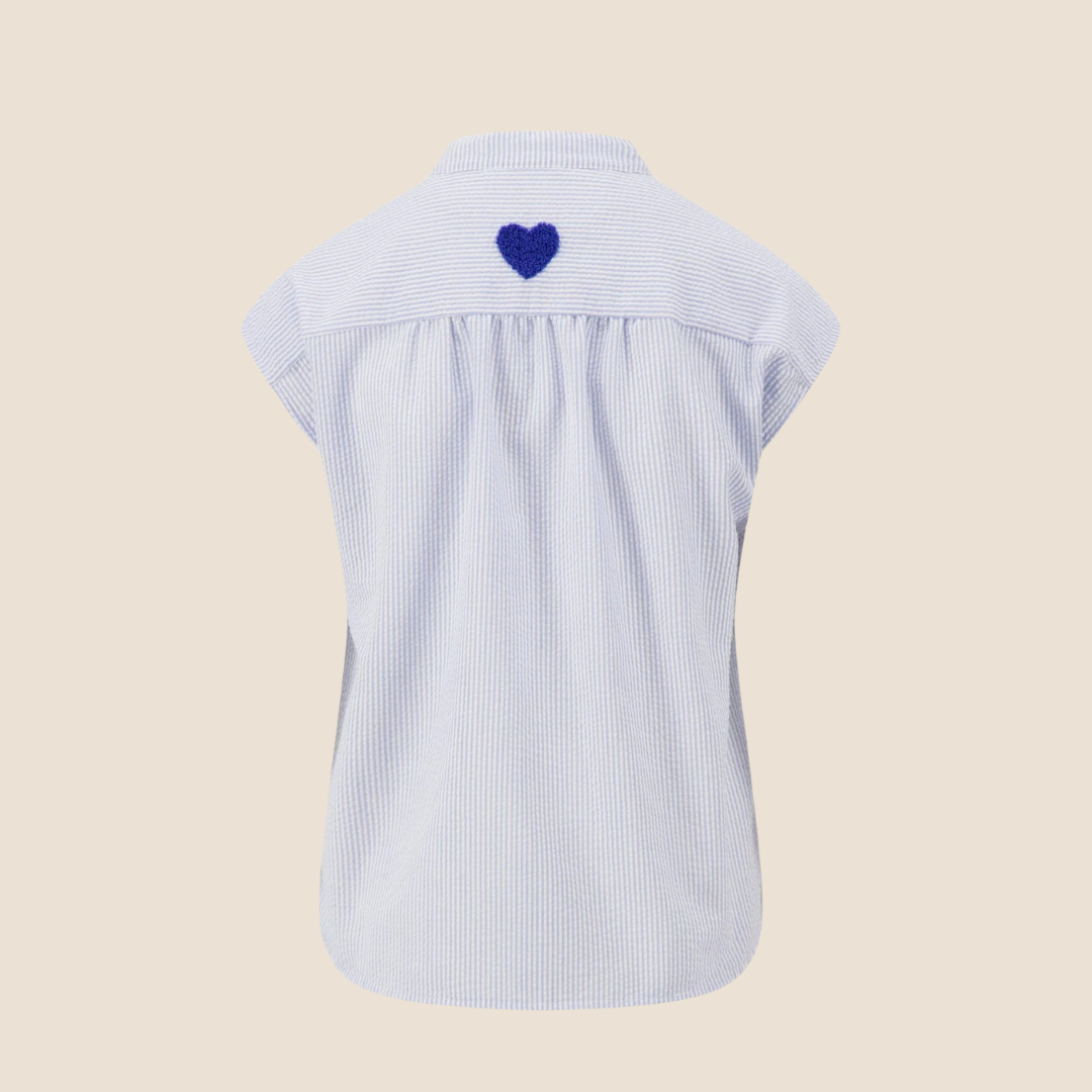 Zusss blouse met kapmouwtje - maat L