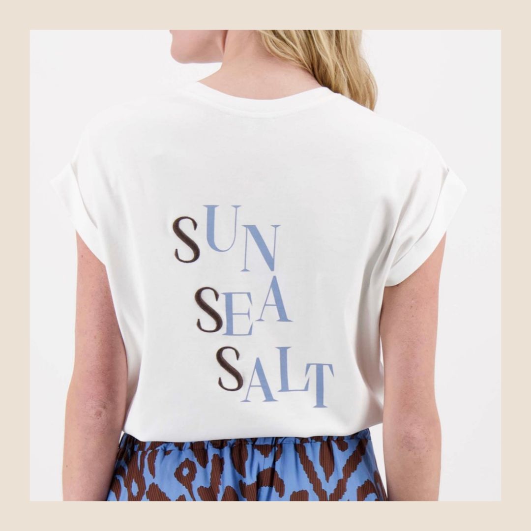 Zusss - t-shirt Sun Sea Salt maat S, M, L en XL