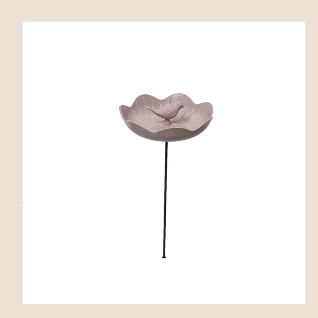 Vogelvoederschaal bamboevezel - lila