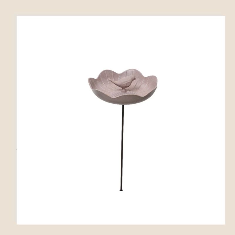 Vogelvoederschaal bamboevezel - lila