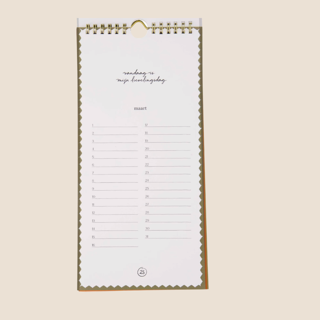 Verjaardagskalender van Zusss