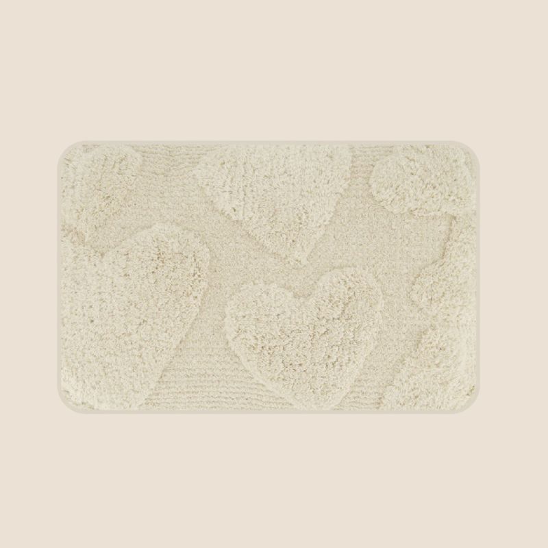 Zusss supersoft badmat met hartjes