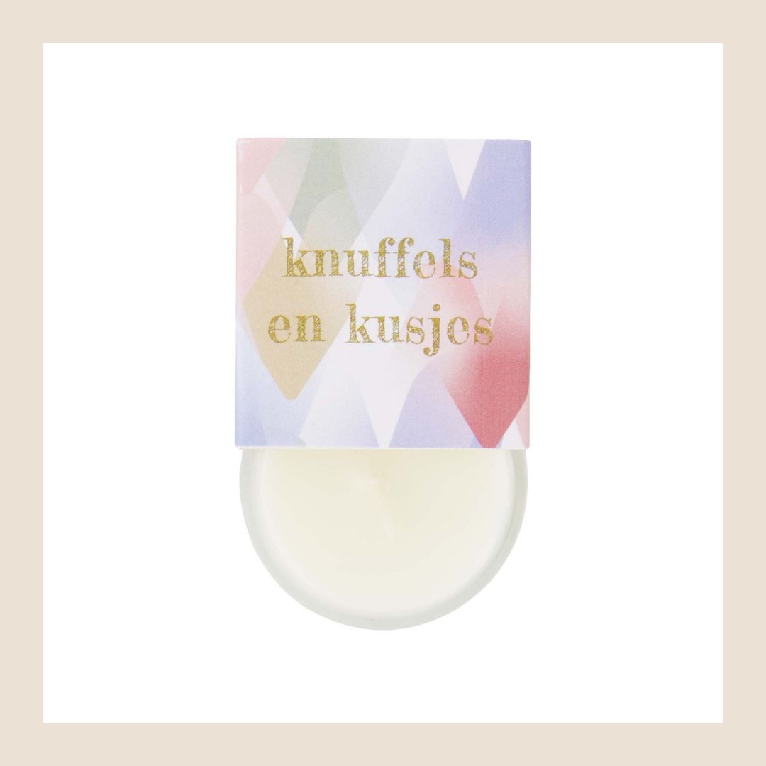 Zusss mini geurkaars "knuffels en kusjes"