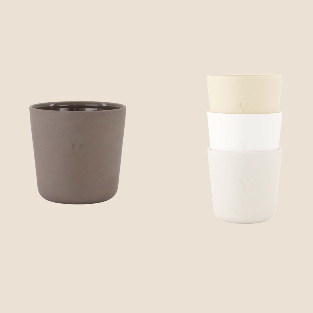 Zusss koffiemokje - keramieken mok Dark Brown Zusss koffiemokje - keramieken mok Dark Brown