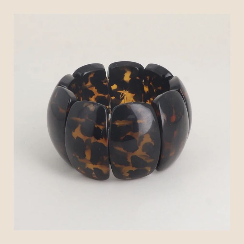 Bohm Paris Resin Armband – Tortoise Bruin