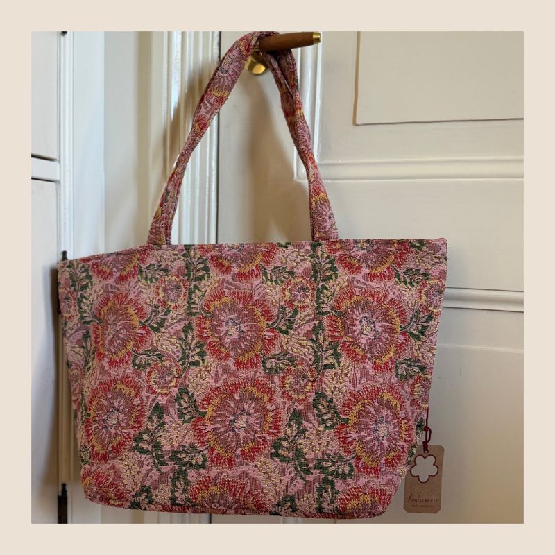 Imbarro Shopper Margherita – Kleurrijke Bloemenprint