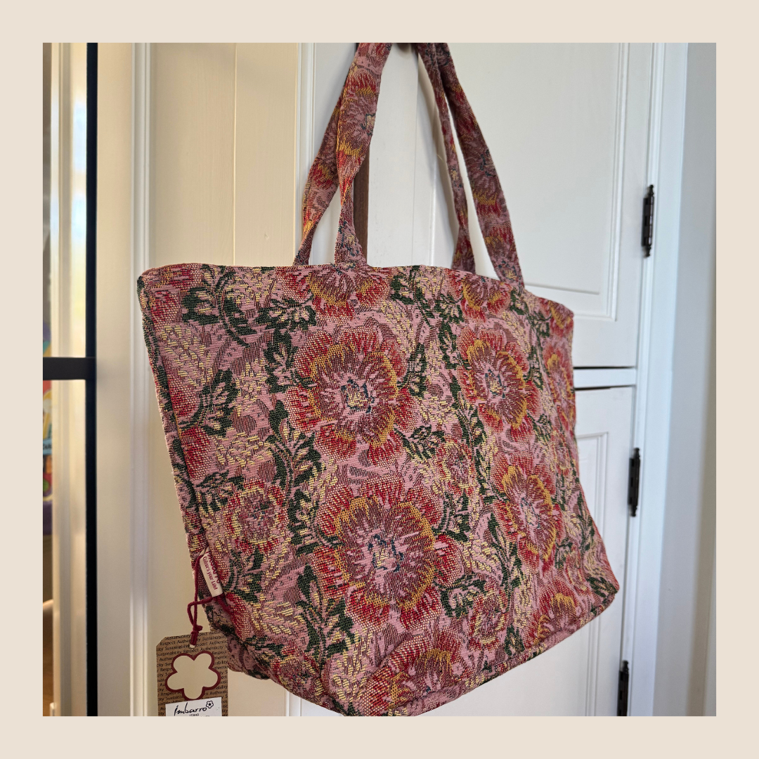 Imbarro Shopper Margherita – Kleurrijke Bloemenprint
