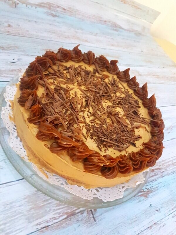 torta de nuez con DDL