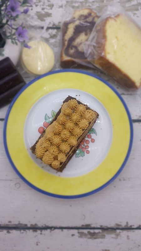 Porcion de chocotorta