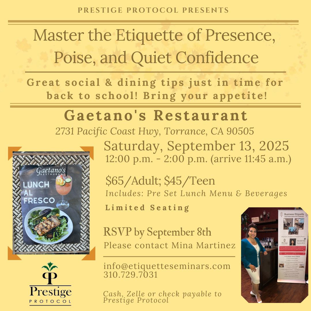 Master the Etiquette of Presence, Poise, and Quiet Confidence
