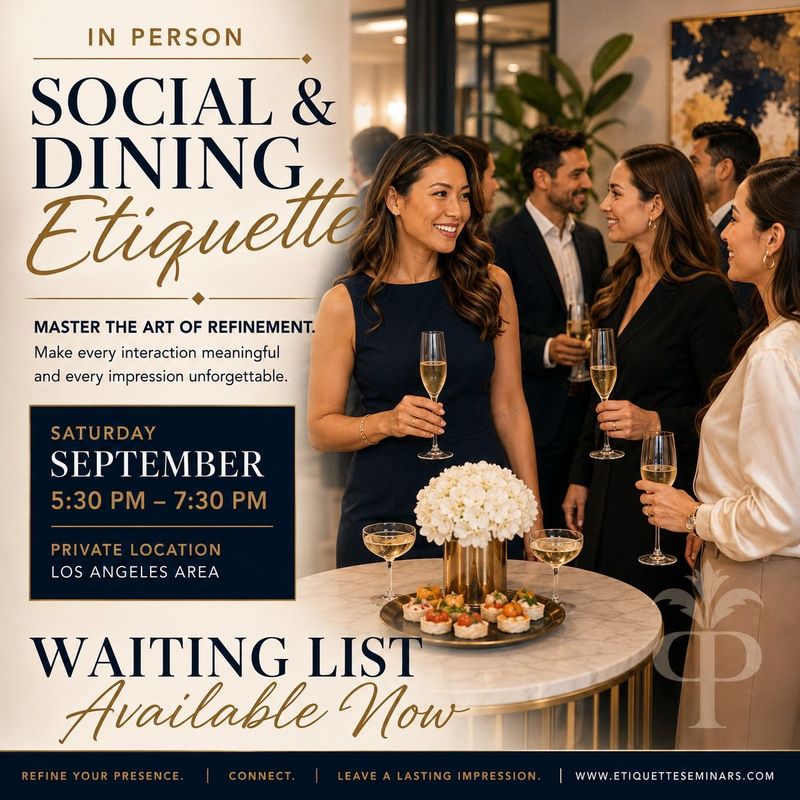 Social & Dining Etiquette