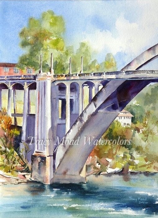 "Oregon City Bridge Column"